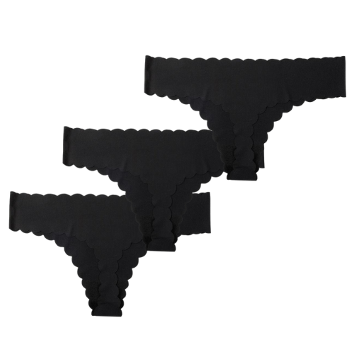 Pack of 3 invisible panties - Solid color